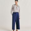 Momoni Grecale Poplin Broek - Blauw