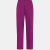 Momoni Fuchsia Bis Gabardine Broek - Cyclamen