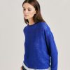 Momoni Parelwitte Marmot Jersey - Bluette