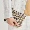 Momoni Fragua Clutch Met Weefpatroon - Bruin / Veelkleurig