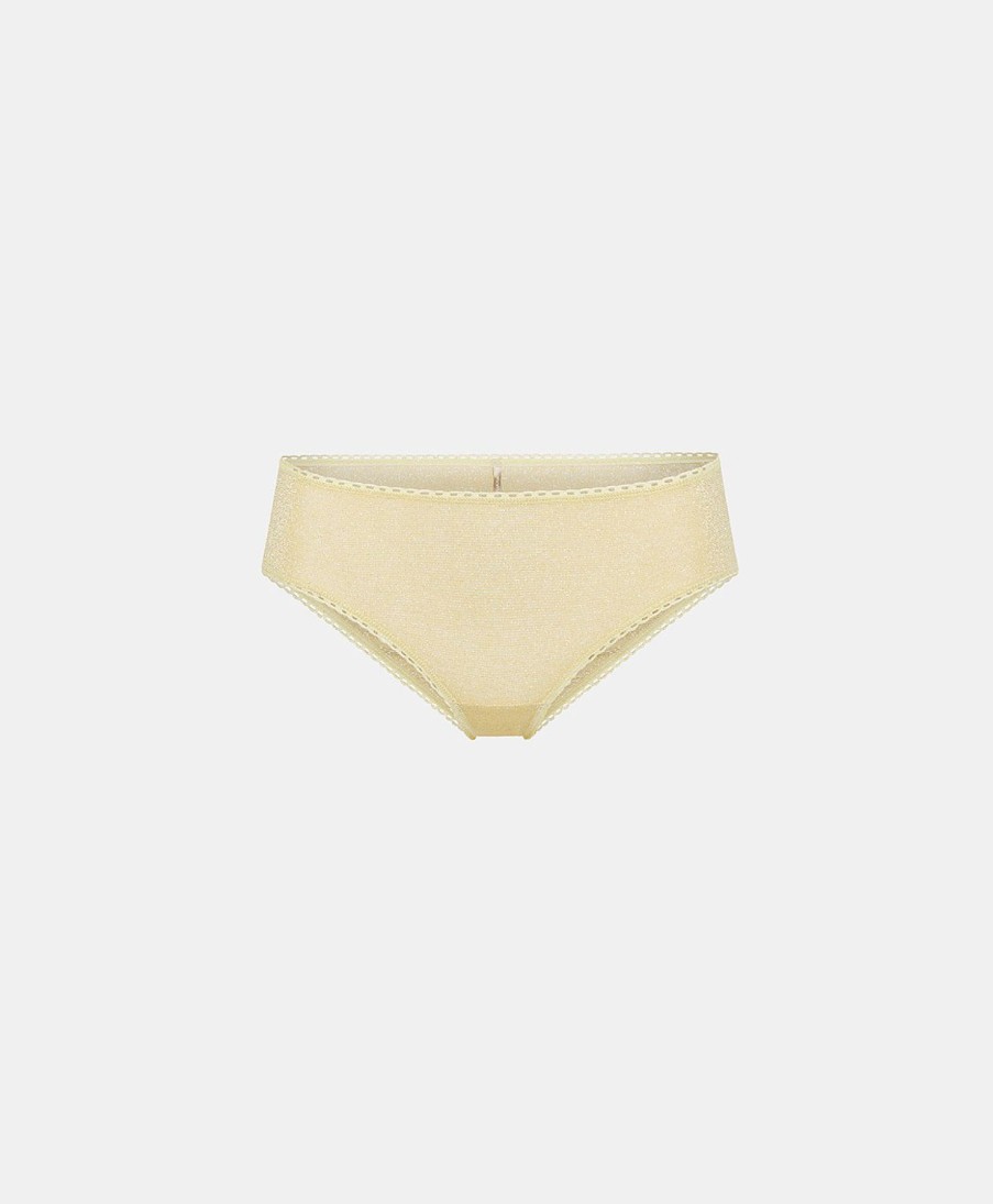 Momoni Hangmatslip In Lurex Jersey - Zuur