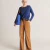 Momoni Olivina Gabardine Broek - Karamel