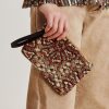 Momoni Fragua Clutch Met Weven - Zwart Veelkleurig