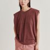 Momoni Enna T-Shirt In Jersey Lurex - Terracotta