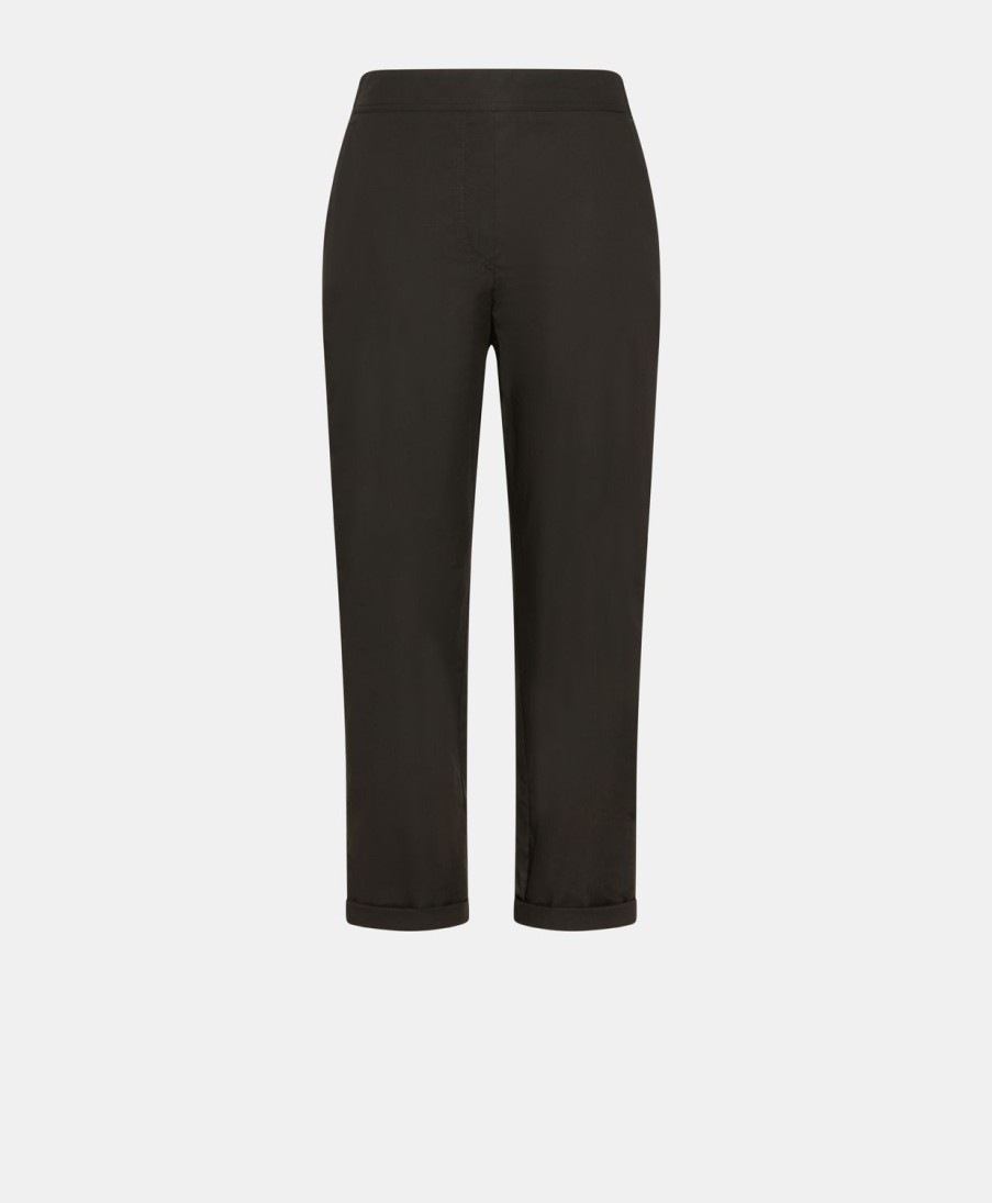 Momoni Idaho Poplin Broek - Zwart