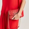 Momoni Leren Tas Van Mimi Flore - Rouge