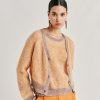 Momoni Droomvest In Zacht Mohair - Oranje