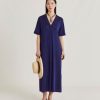 Momoni Altamura Jurk In Jersey Lurex - Bluette